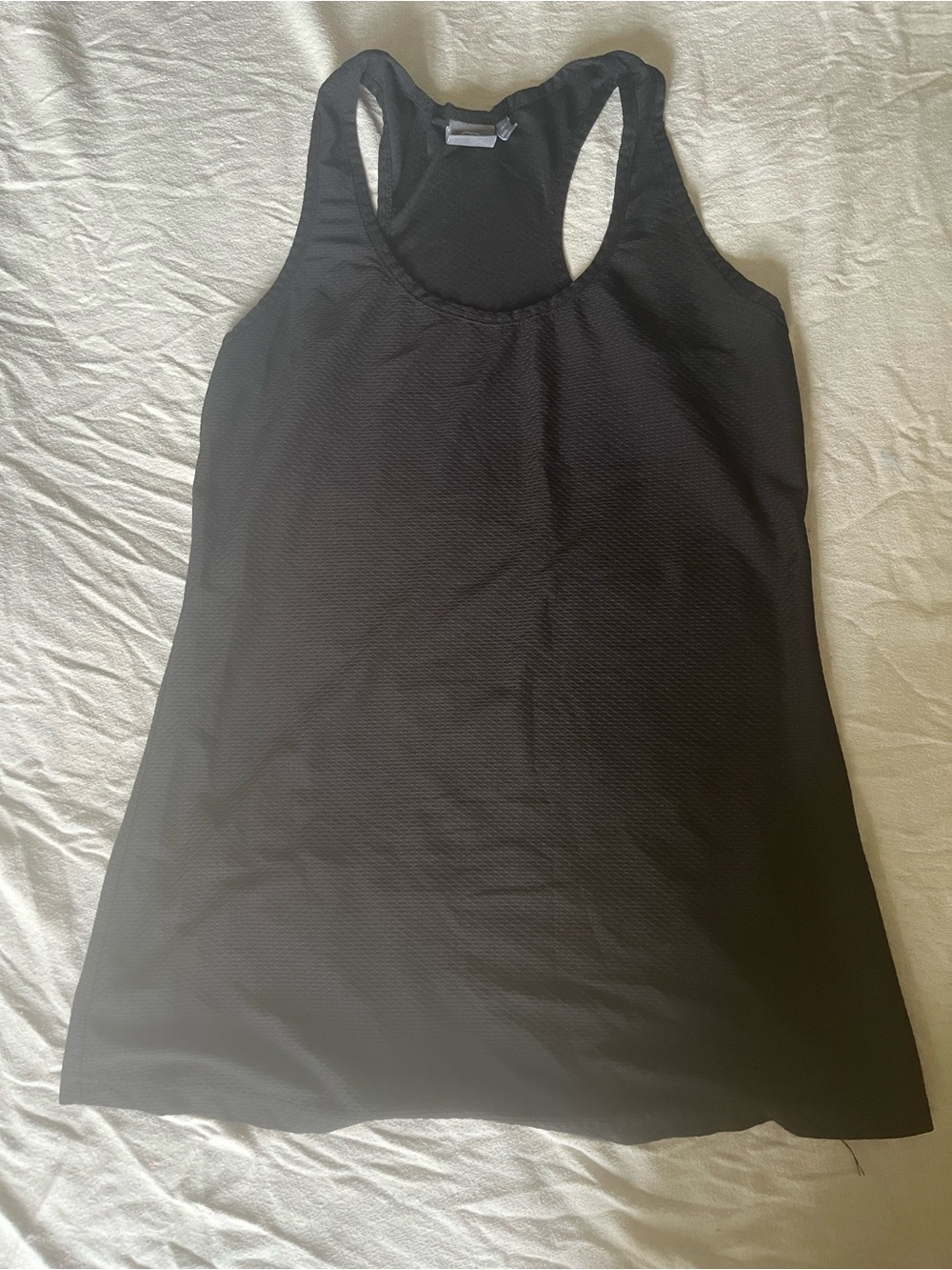 Daisy Fuentes Black Racerback Athletic Tank